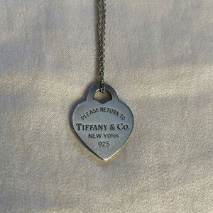 Tiffany’s heart necklace